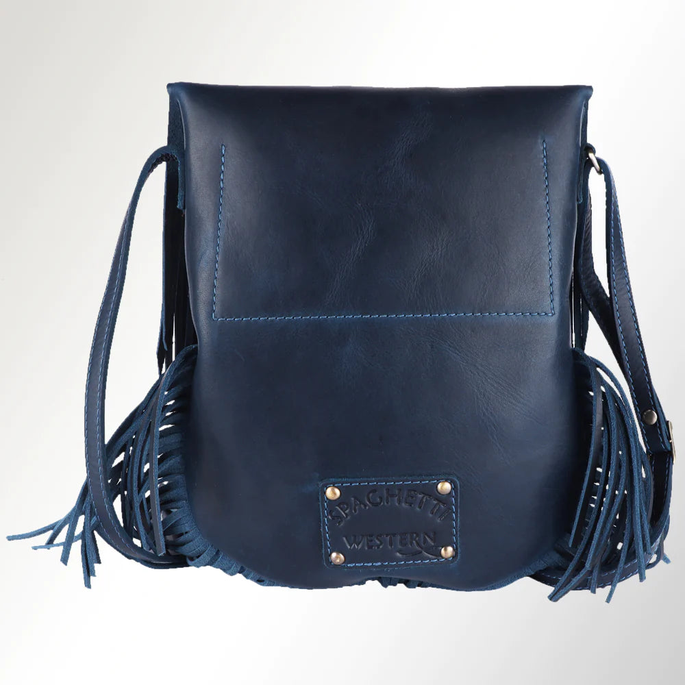 Tracy's Blue Fringe Handbag