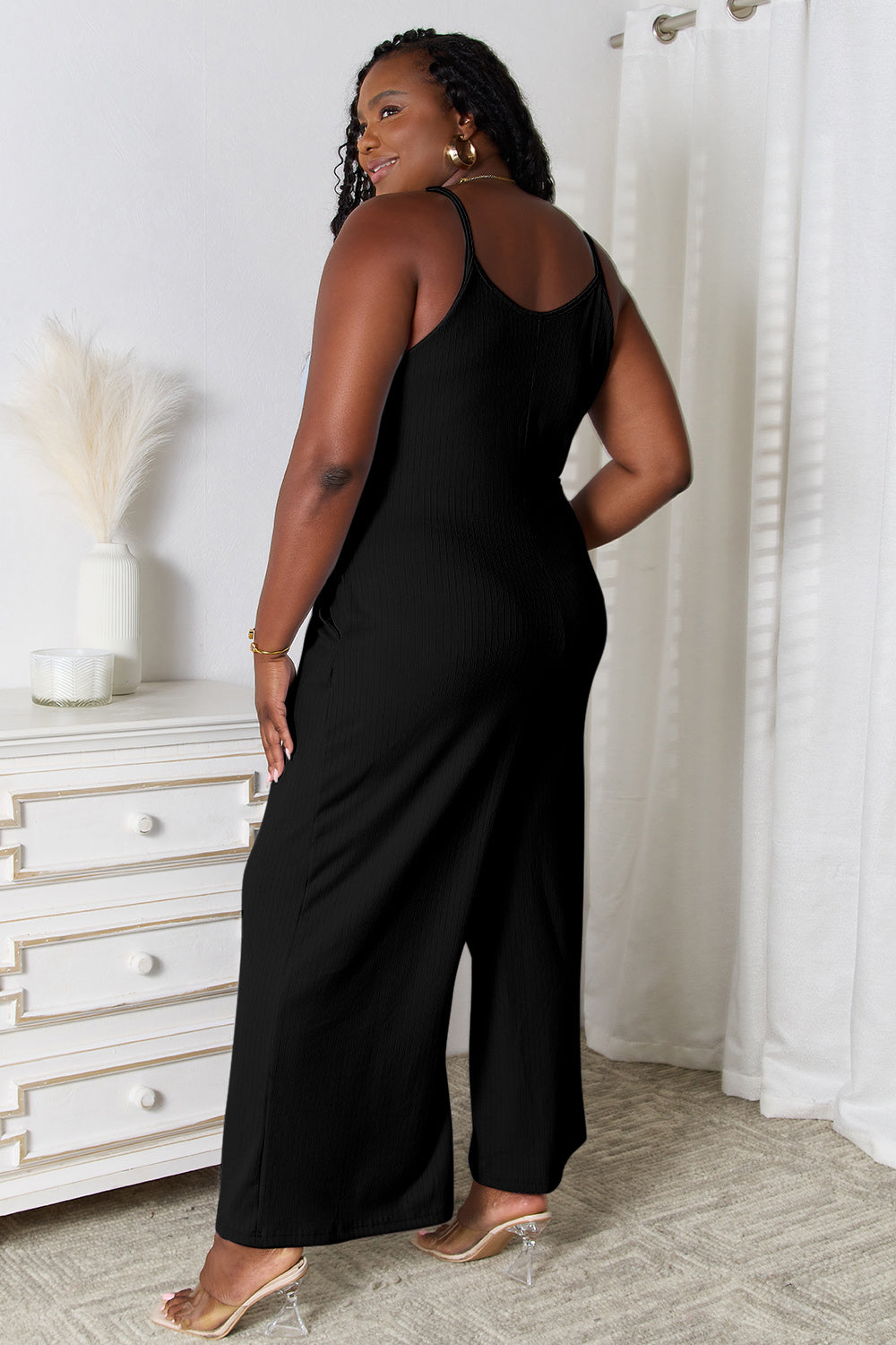 Basic Bae V-Neck Jumpsuit