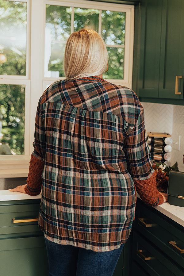 Campus Girl Knit Sweater Shirt