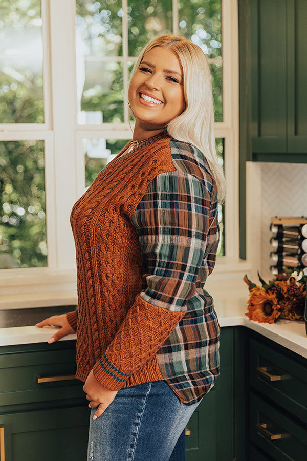 Campus Girl Knit Sweater Shirt