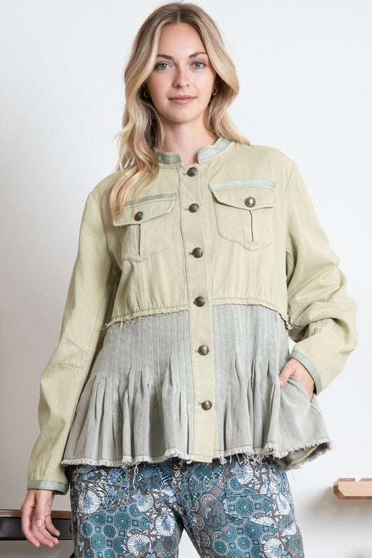 Army Green Military Jacket