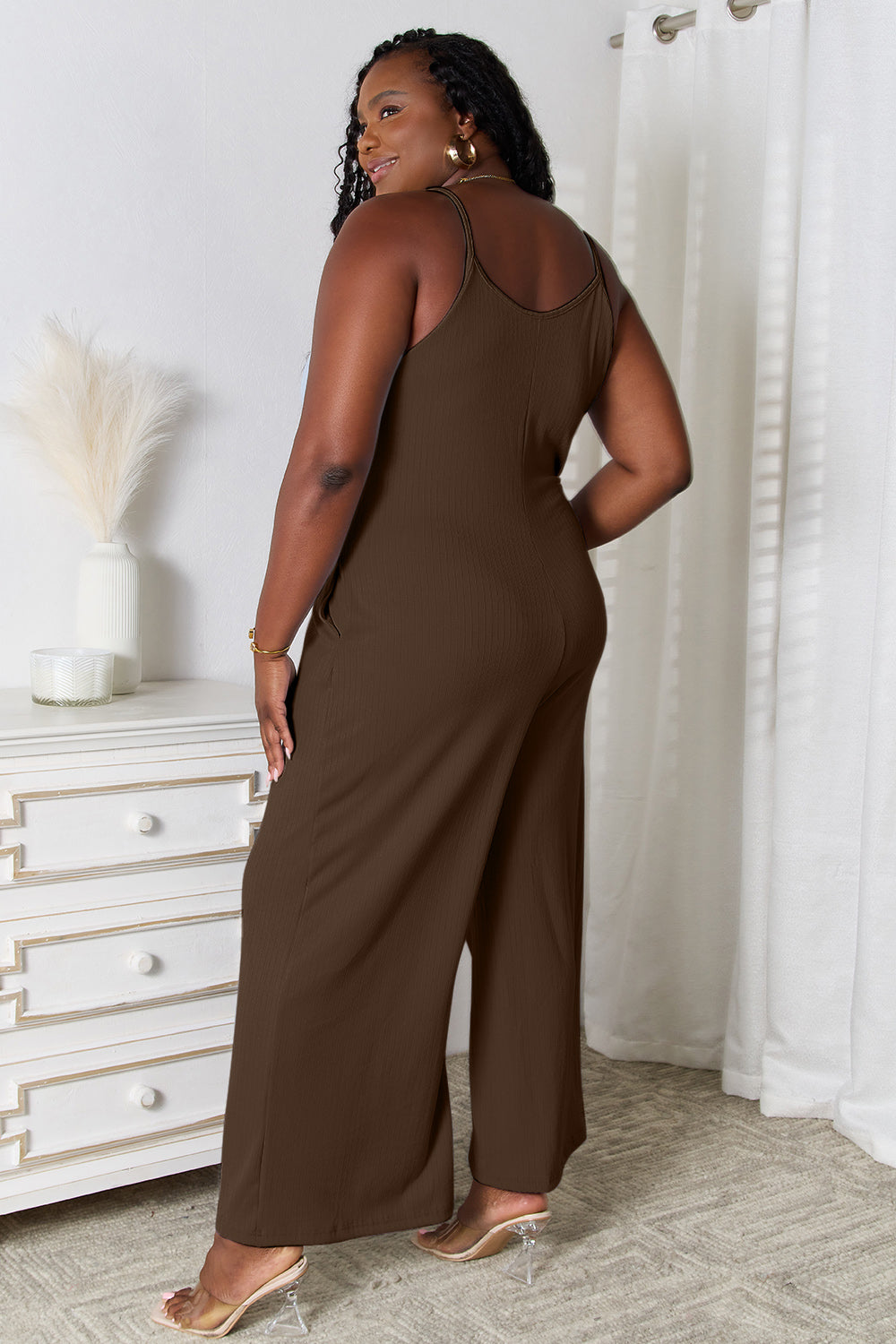 Basic Bae V-Neck Jumpsuit
