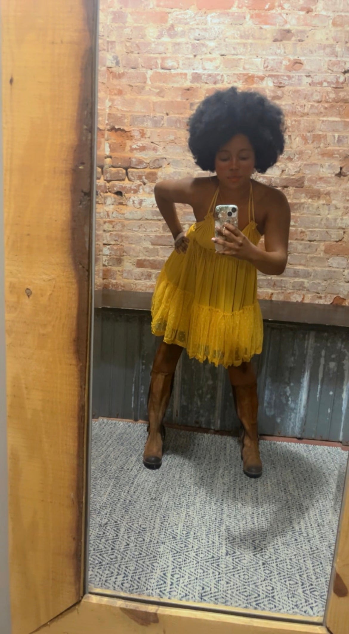 Golden Days Mini Dress