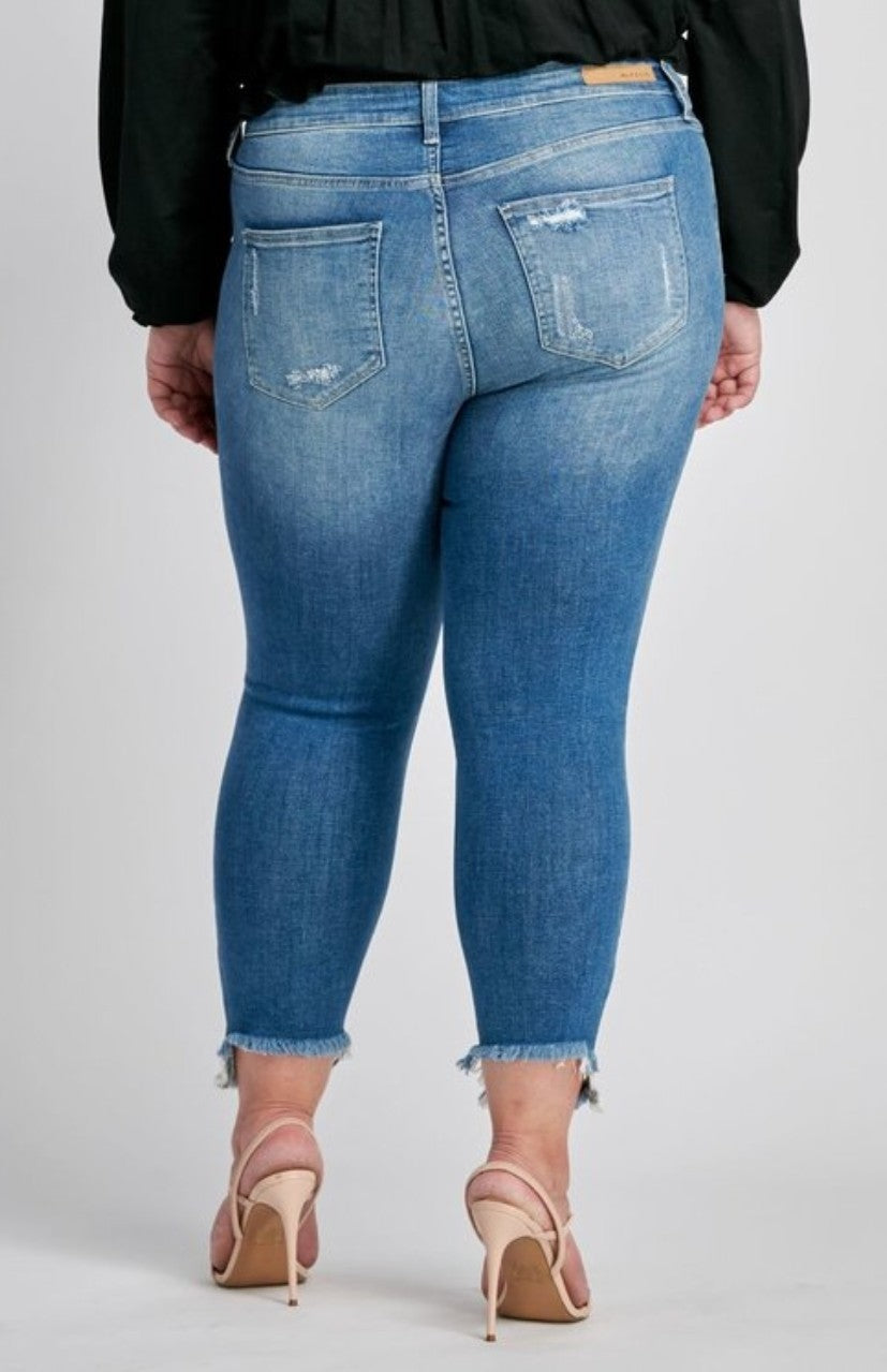 Ripped Them Up Distressed Jean