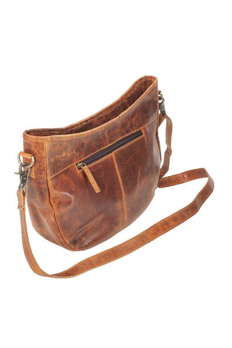 Shy-Anne Flower Leather Handbag