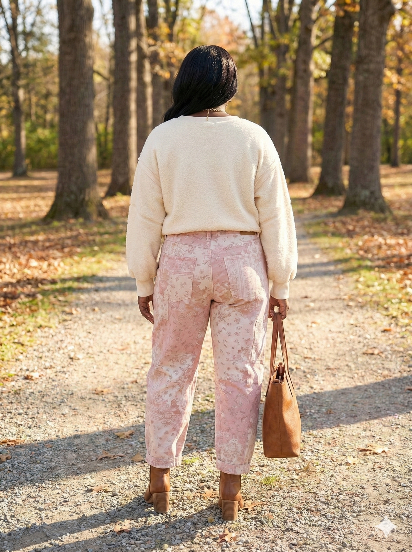 Vintage Blush Barrel Jeans