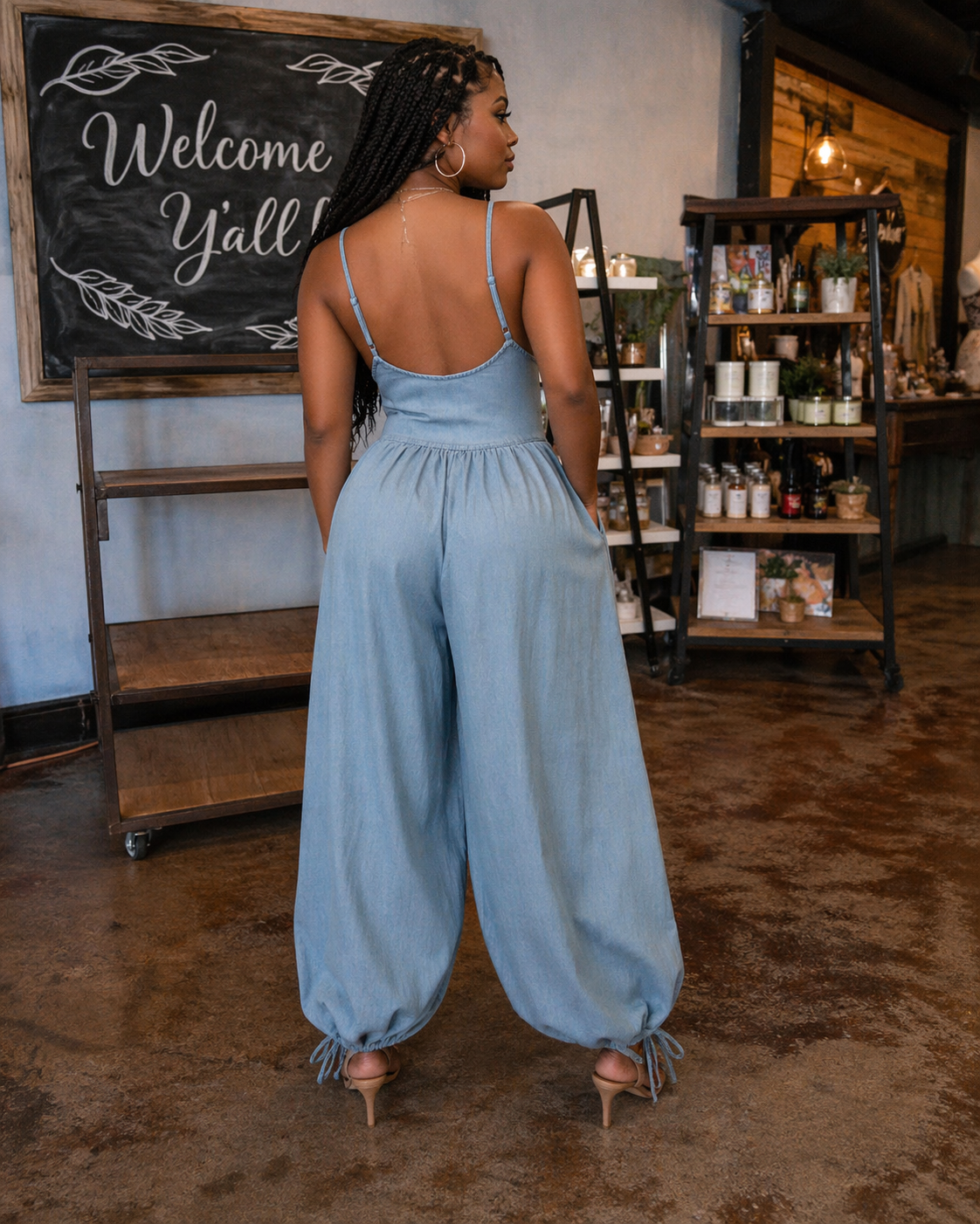The Luxe Flow Parachute Jumpsuit
