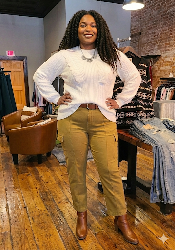 Matcha Mate Cargo Jeans