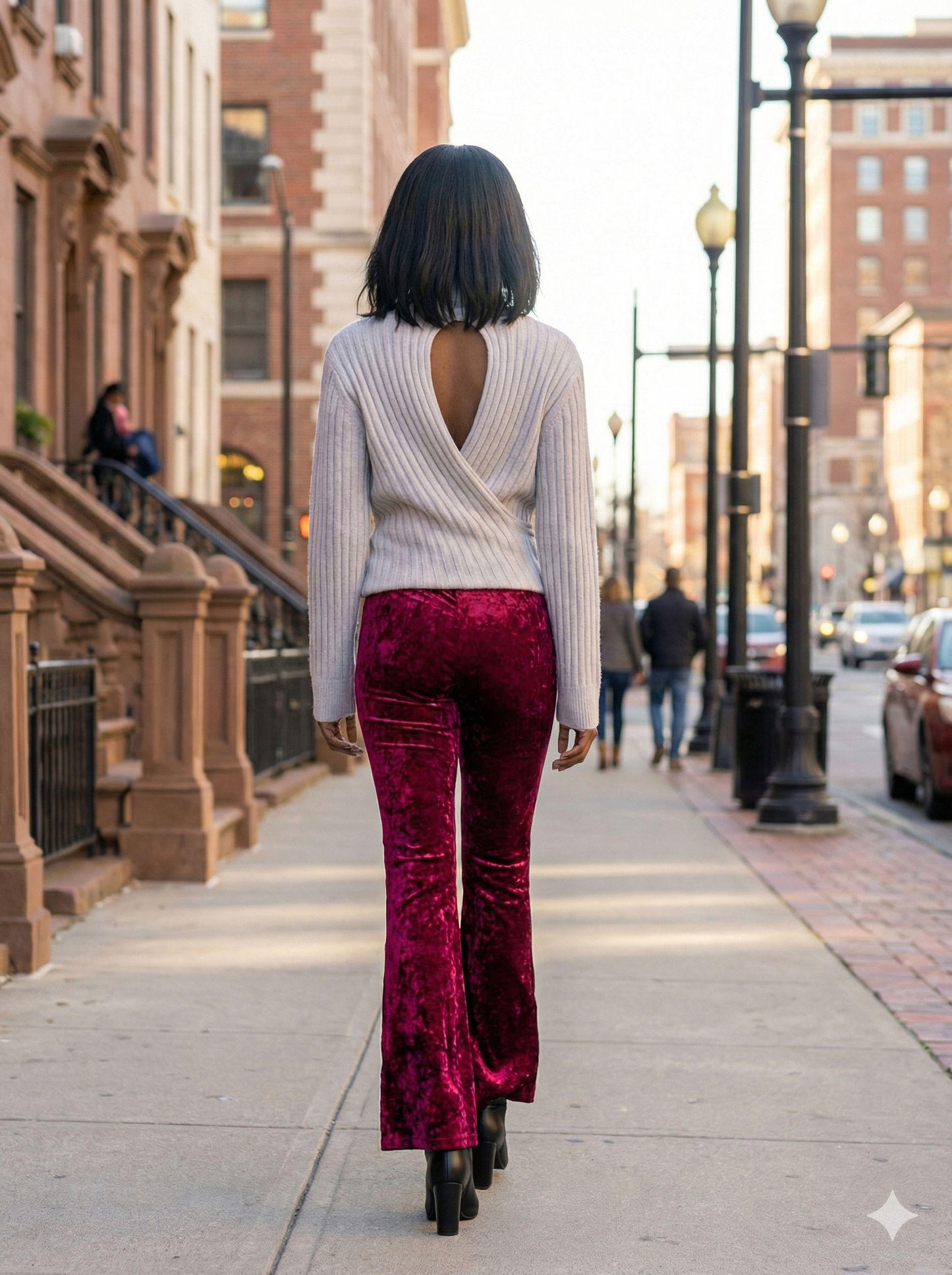 City Chic Open Back Sweater
