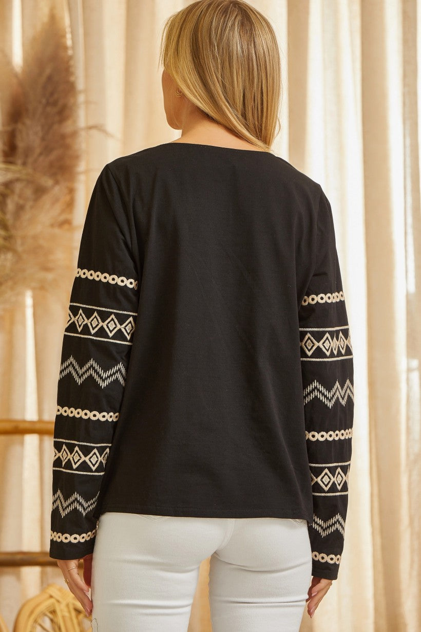 Zig Zag Tunic Top