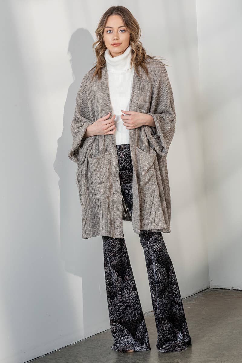 Velvet Paisley Burnout Flare Pant