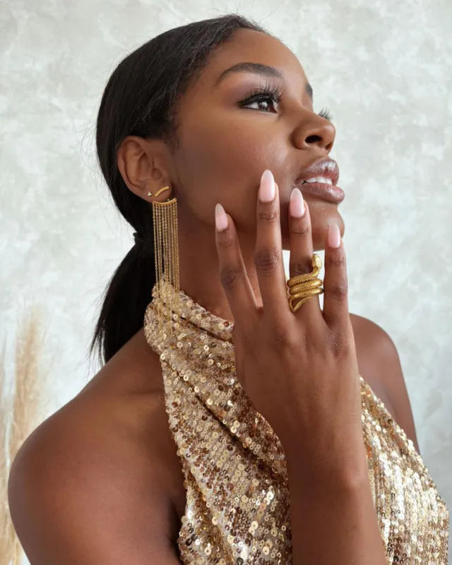 Simone Waterfall Stud Earring