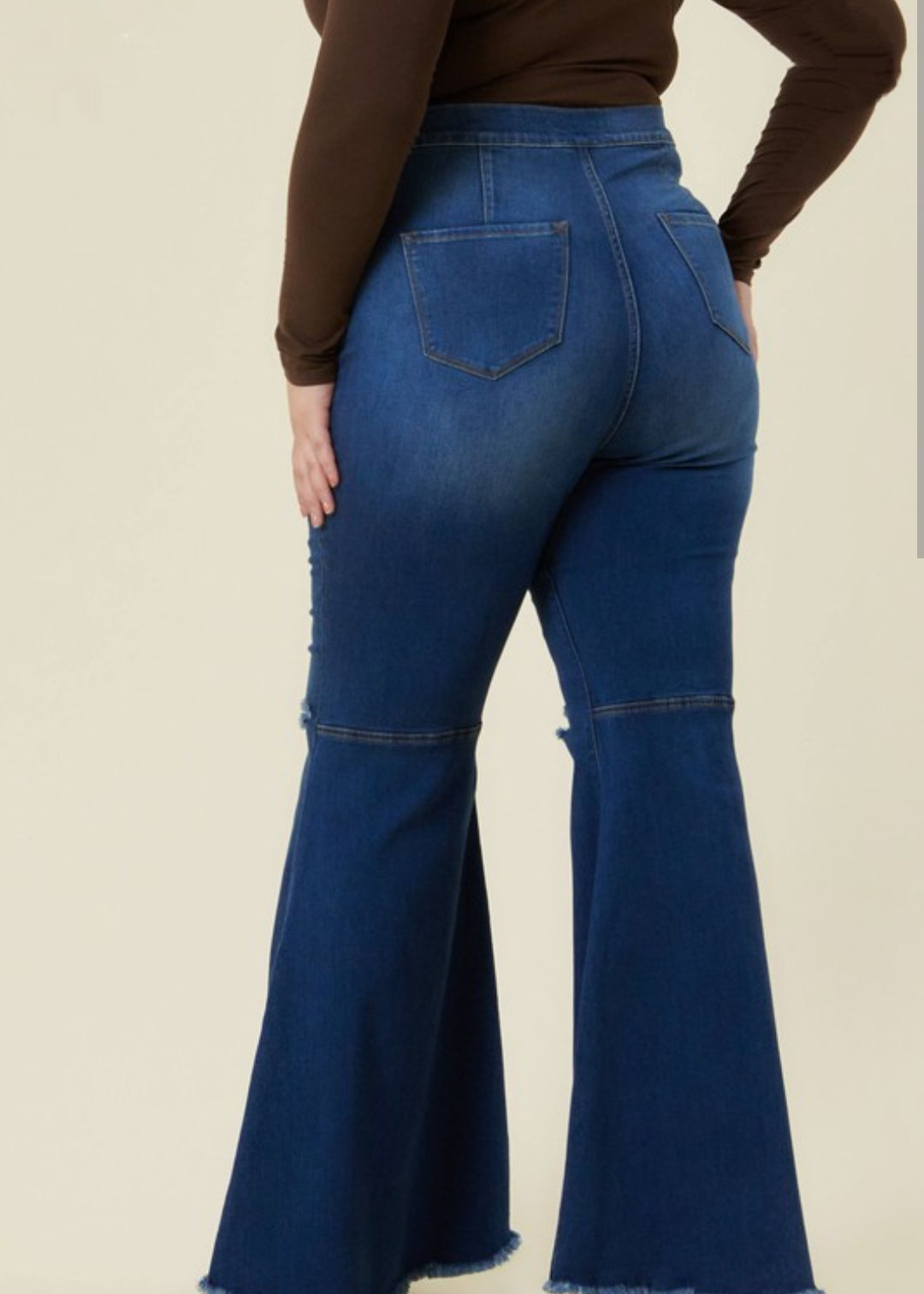 Plus Bella Denim Flare Jeans