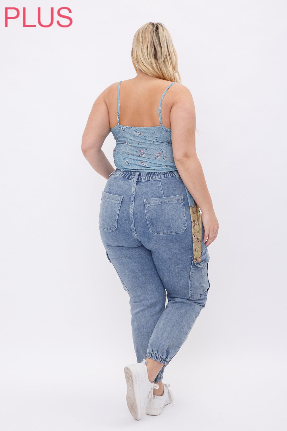 Floral Plus Size Wrap Top