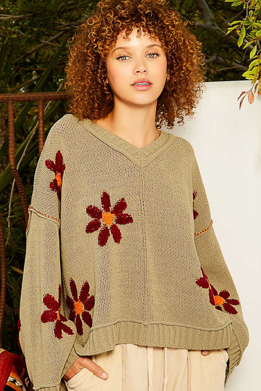 Daisy Belle Chenille Sweater