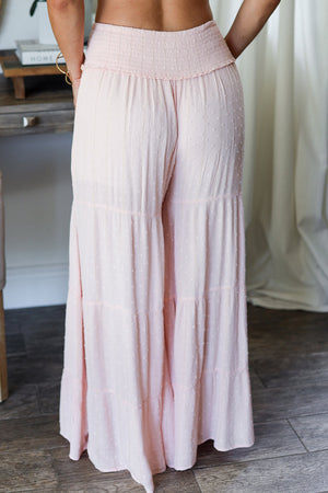 Swiss Swiss Dot Wide leg Pants