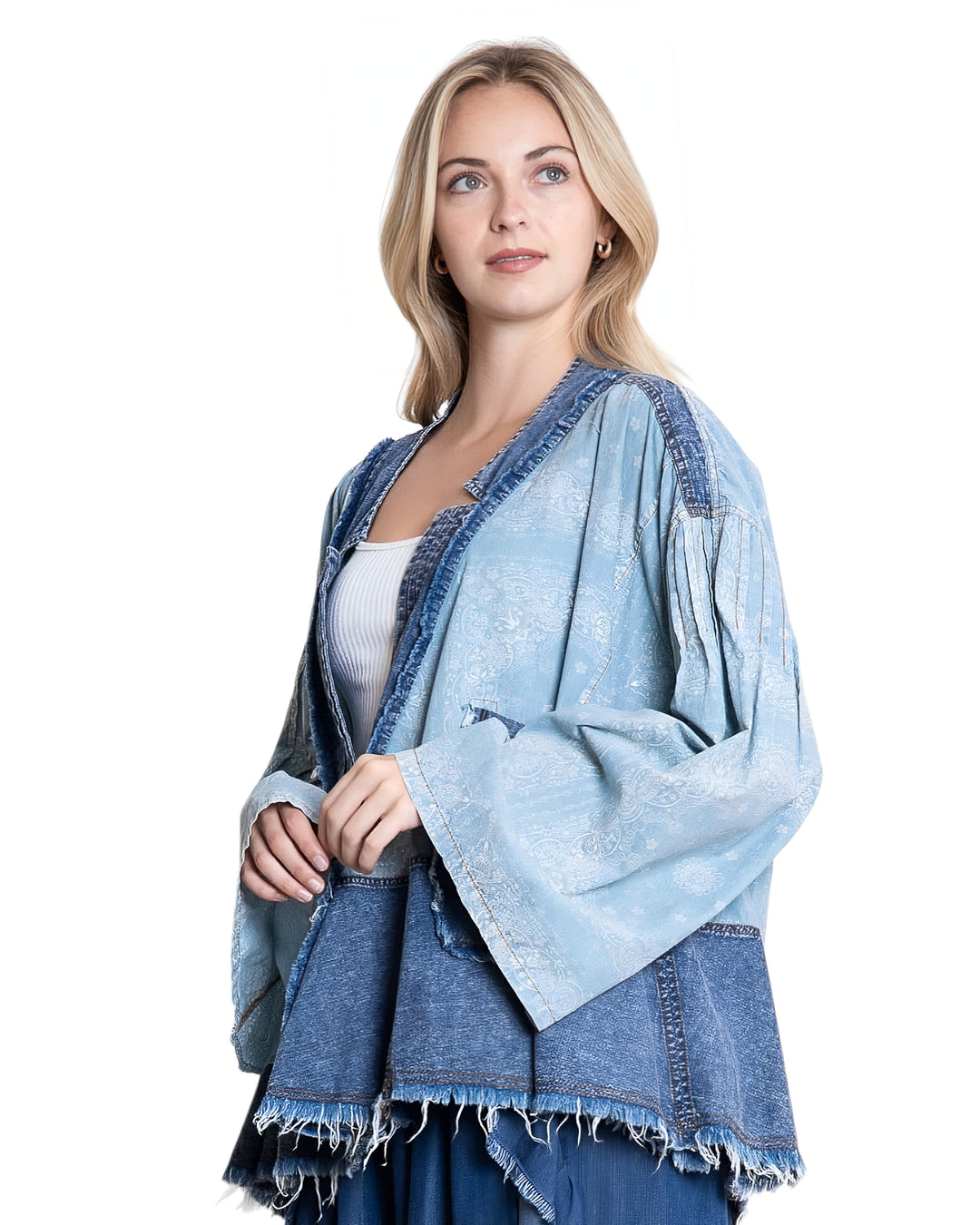 Jane's Denim Cape Jacket