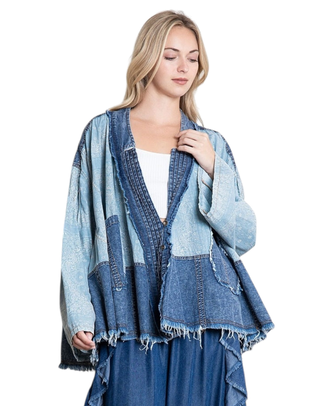 Jane's Denim Cape Jacket