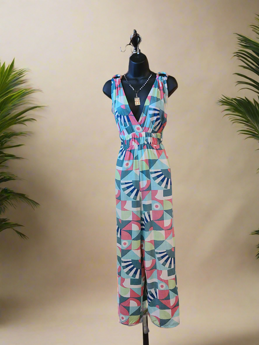 Hawaii Toucan Print Jumpsuit