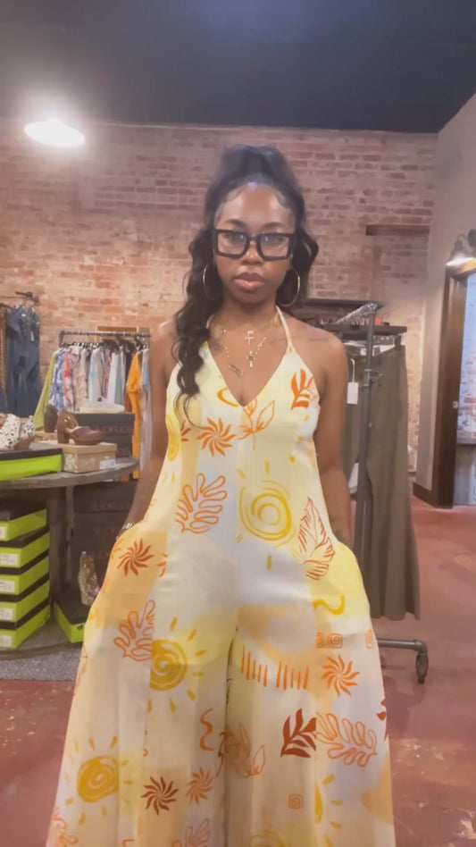 Walk With Me Halter Jumpsuit