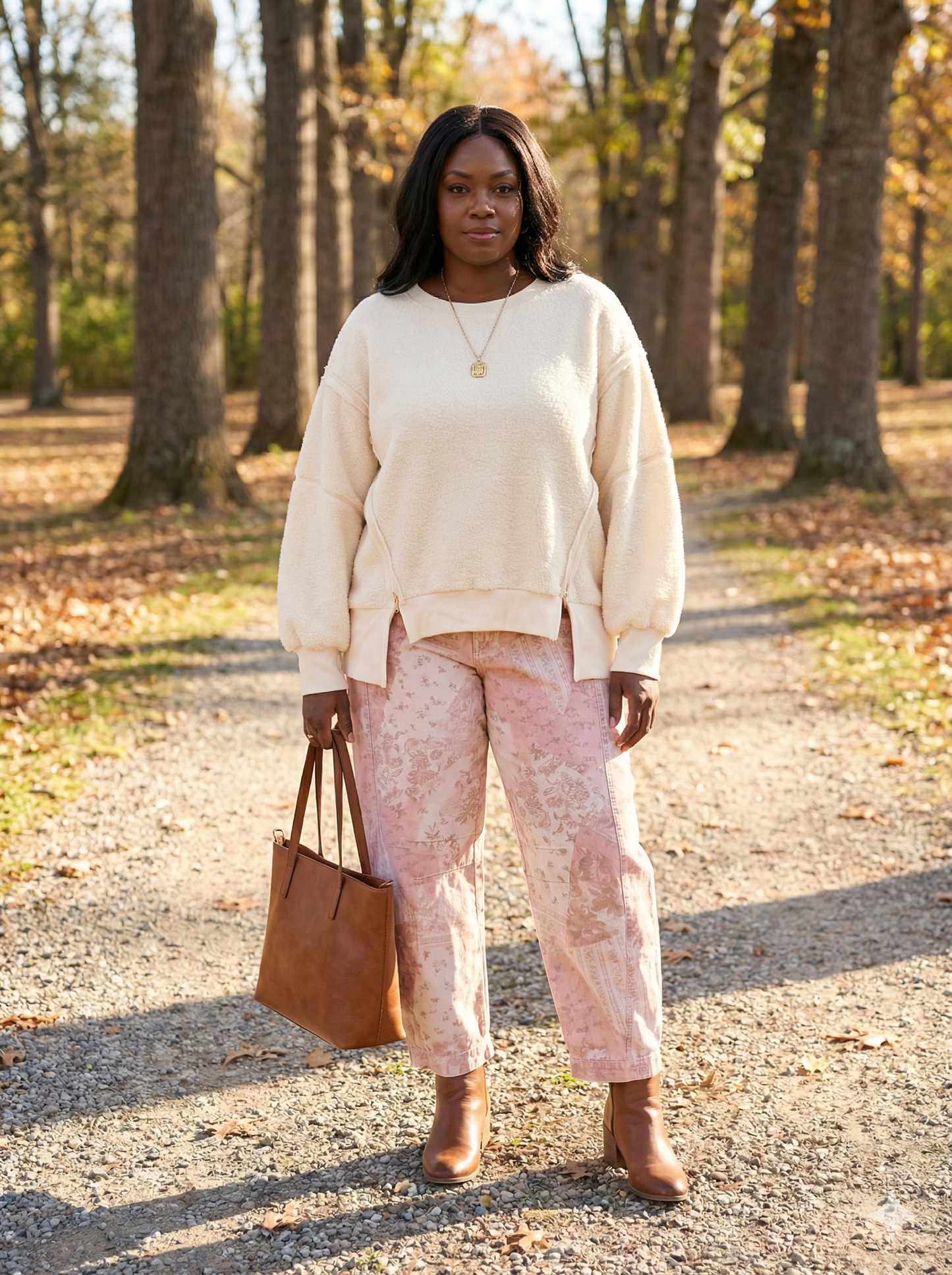 Vintage Blush Barrel Jeans