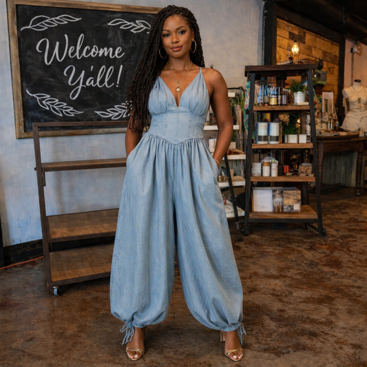 The Luxe Flow Parachute Jumpsuit