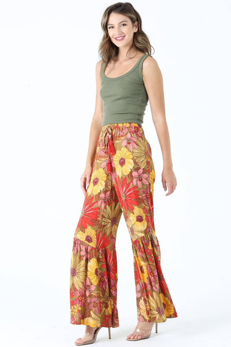 Give Me Flowers Flowy Pants