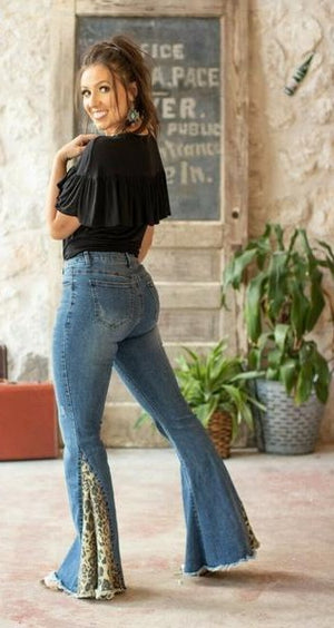 Leaping For Joy Flare Jeans