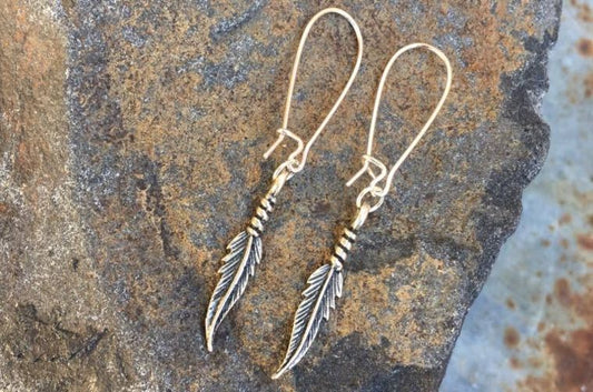 Boho Feather Earrings